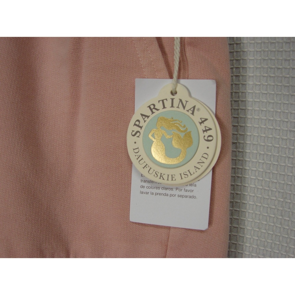 New Spartina 449 Pale Blush Pink Seaview Lounge Pull On Pants Womens XXL - Picture 2 of 11